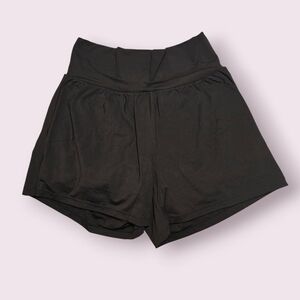 HALARA Black High-Waisted Women's Shorts